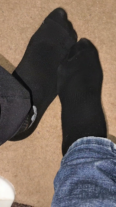 I and my best friend socks|male feet|boy feet|stinky socks | black socks
