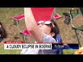 Eclipse viewers brave gloom for Solar Eclipse in Boerne