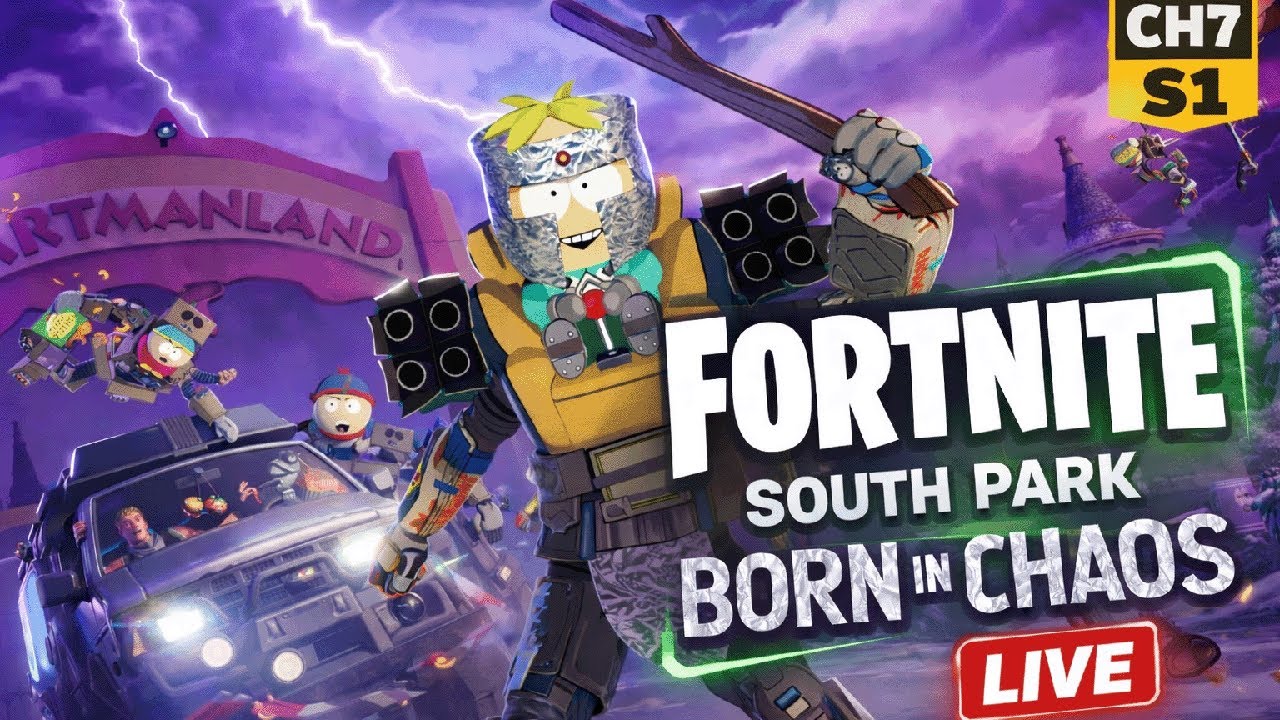 Fortnite Chapter 7 Season 1 (Pacific Break) LIVE 🔴 | South Park: Born in Chaos | Zero Build