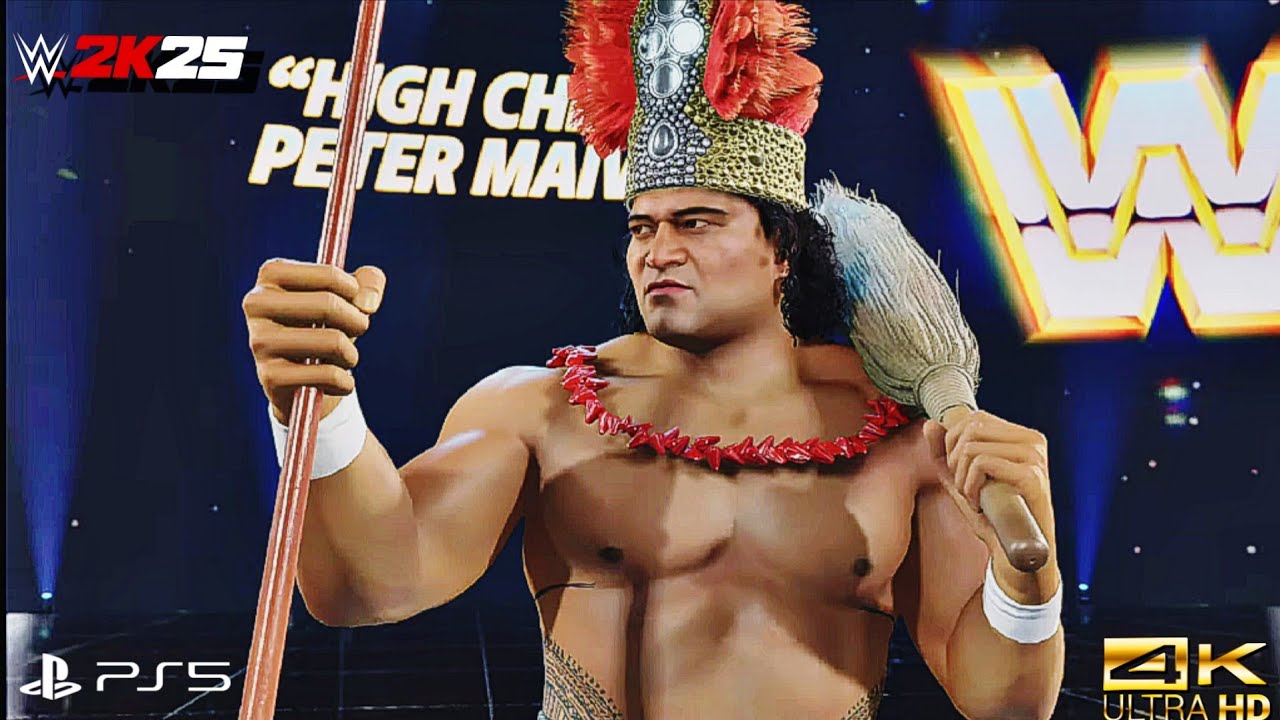 WWE 2K25 Showcase Episode 4 - "High Chief" Peter Maivia vs. George "The Animal" Steele (Cage Match)