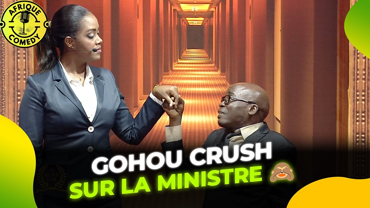 Gohou met tout le monde dans palabre en draguant Madame la Ministre ! - Le Parlement du Rire