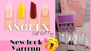 AngelX Soft Gel Tips Extension / New Packaging / 1234 set / Unboxing / Tutorial screenshot 4