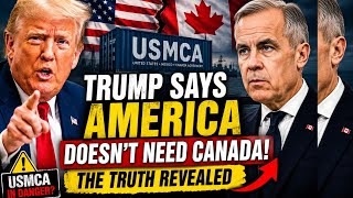 Trump Shocks Canada Again: Is USMCA Really in Danger? 🇺🇸🇨🇦