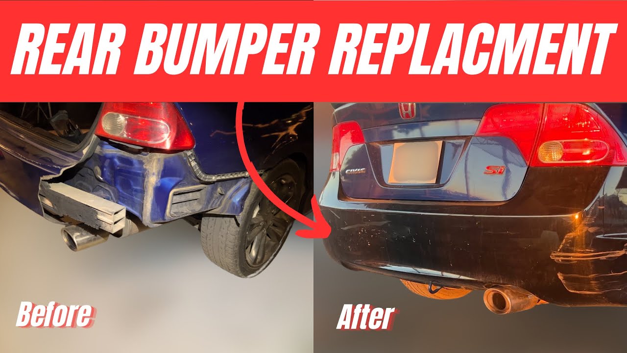 2006-2011 Honda Civic Rear Bumper Replacement | How To Remove Replace ...