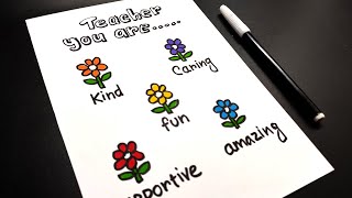 Teacher's Day Special Card Drawing || Happy Teacher's Day screenshot 5