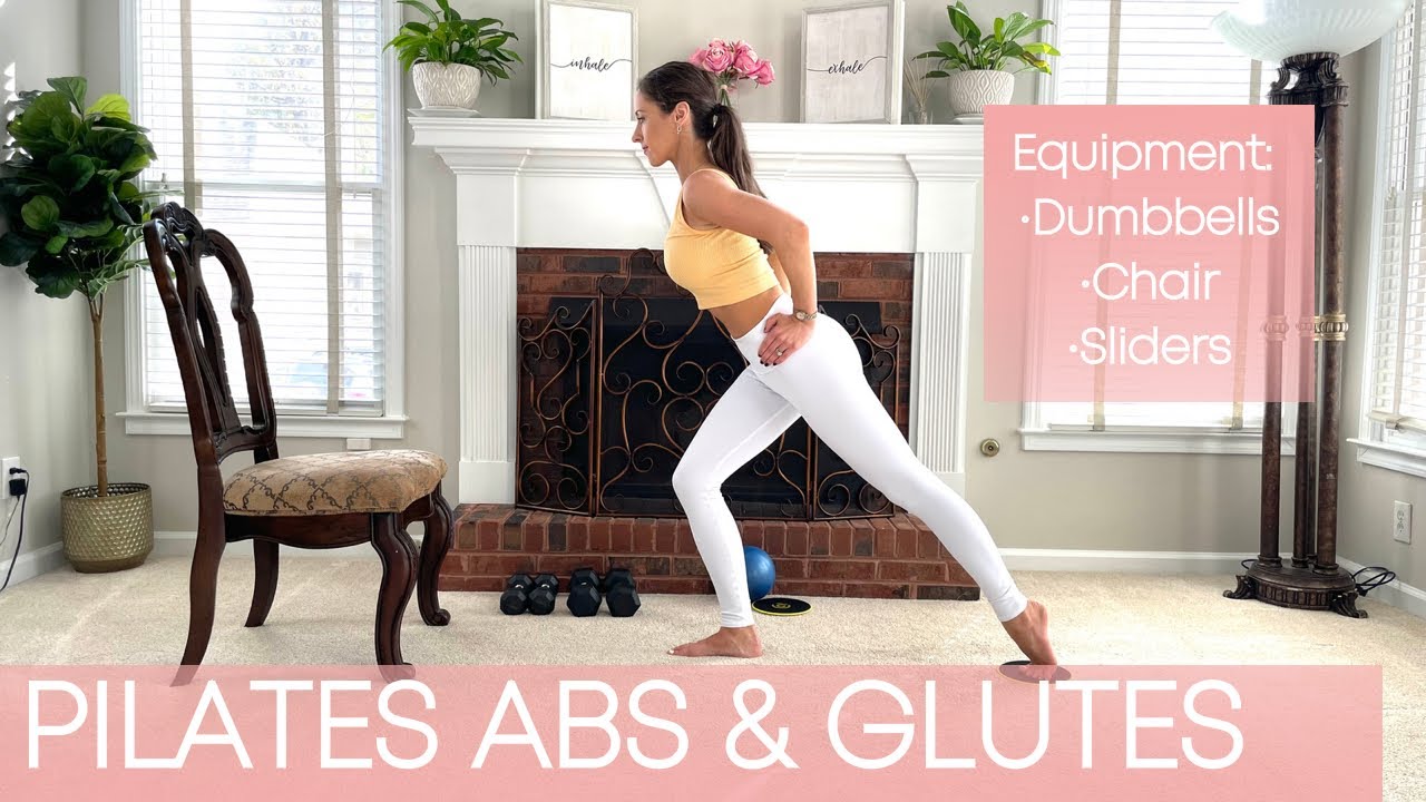 Pilates and Strength Workout | Abs & Glutes | 30 Min - YouTube