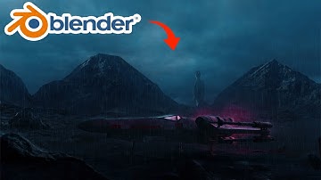 X-Wing landing - Blender 3D Star Wars