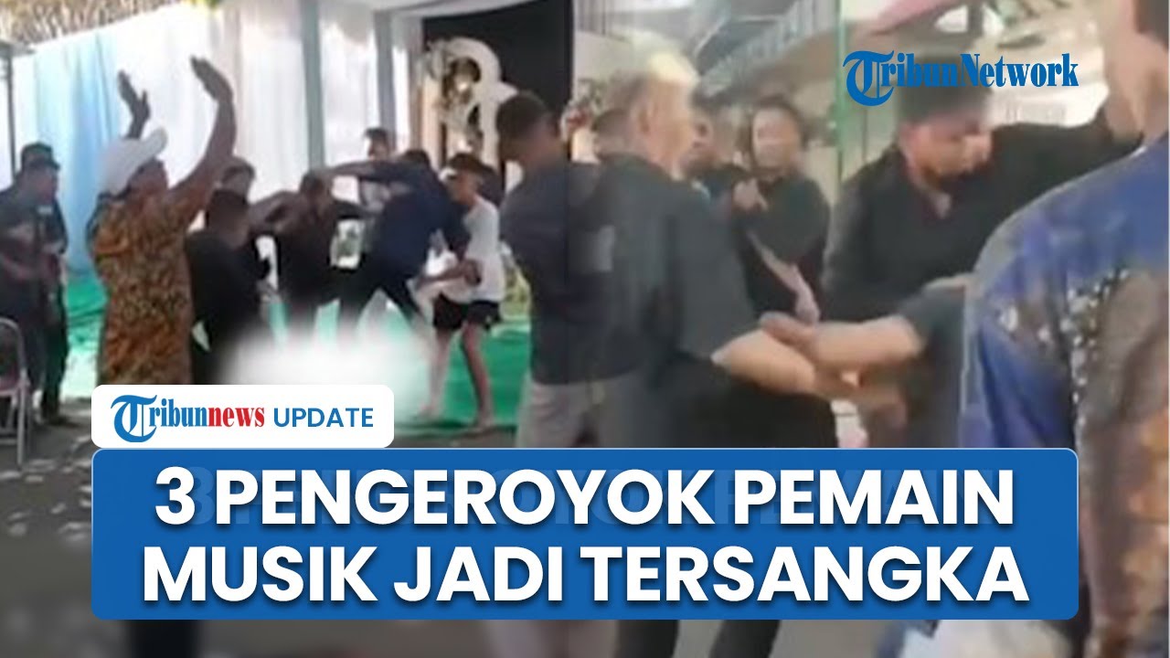 3 Orang Jadi Tersangka Pengeroyokan Pemain Ketipung saat Hajatan di Klaten, Kursi Lipat Jadi Bukti