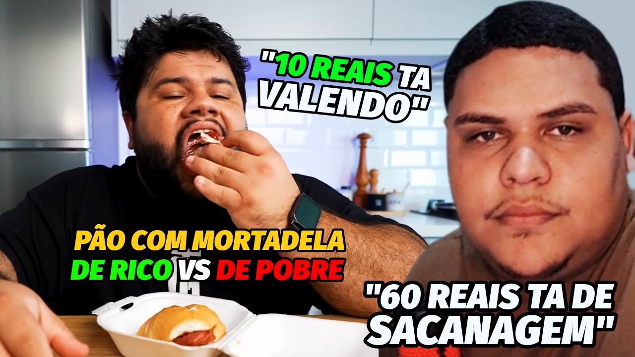 JMDECK REAGE: PÃO COM MORTADELA DE RICO vs DE POBRE
