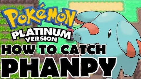 Pokémon Platinum how to catch Phanpy