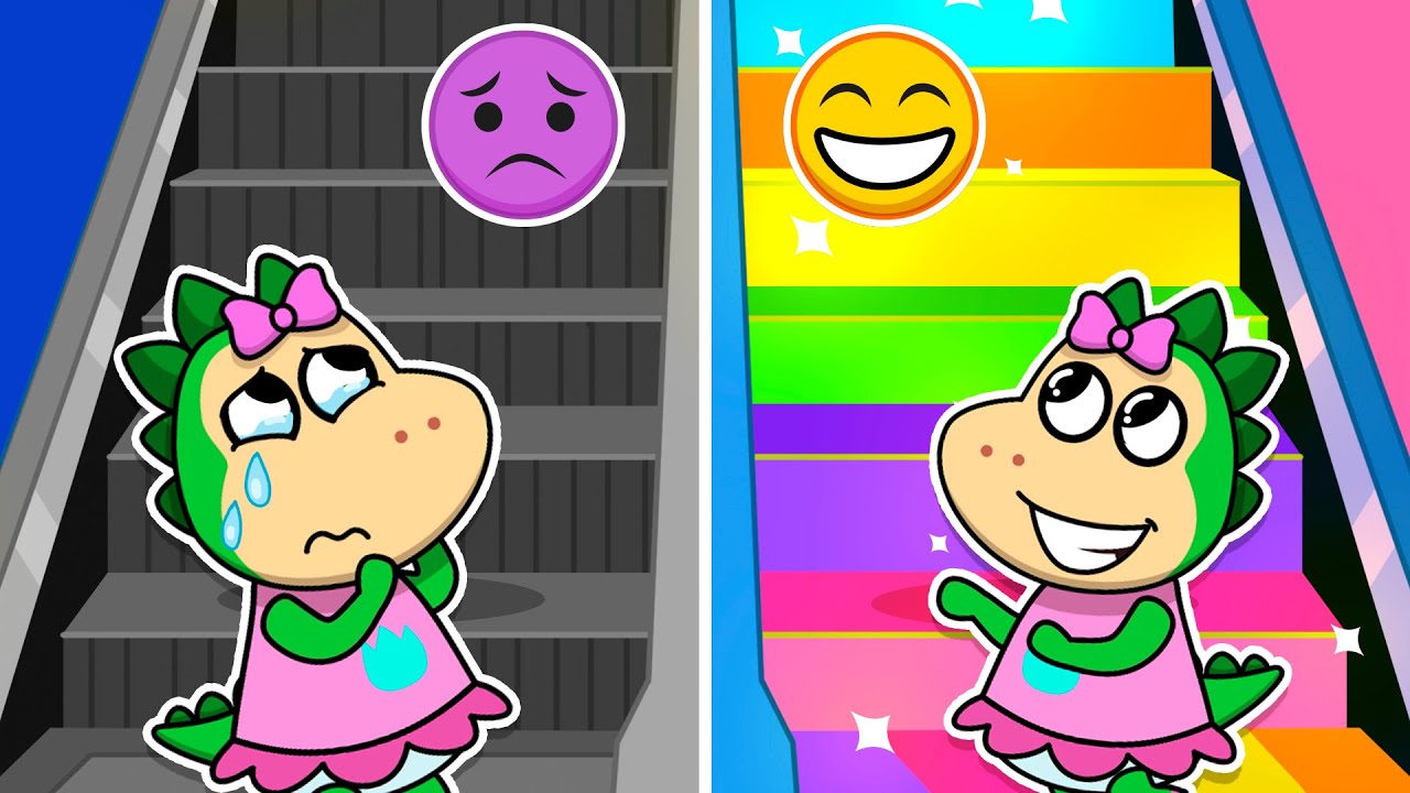 Up and ⬇️ Down the Escalator! Safety Tips and Good Habits 👍 for Kids by Fire Spike