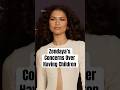 Zendaya's Concerns Over Having Children #shorts #zendaya #tomholland
