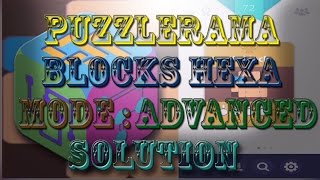 Puzzlerama Android Game-play (Blocks Hexa Advanced Level 26-50) screenshot 1