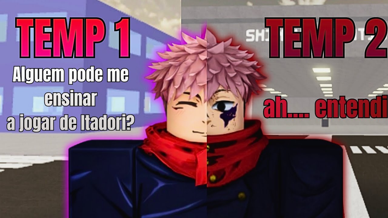 Minha EVOLUÇÃO de ITADORI no JUJUTSU SHENANIGANS!!!