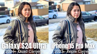 Galaxy S24 Ultra vs iPhone 15 Pro Max camera comparison! (Who takes the crown?)