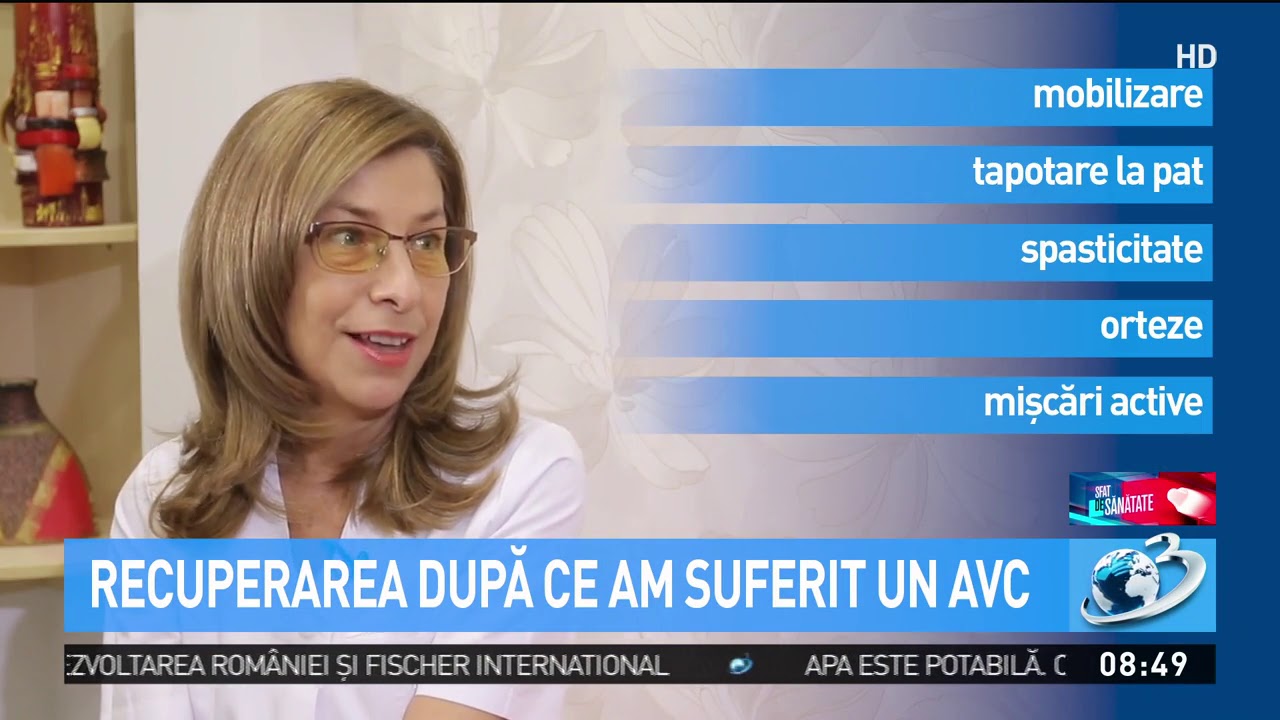 Sfat de Sănătate. Cum ne revenim după un accident vascular cerebral