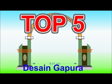 Kumpulan Contoh Gambar Gapura 17 Agustus Minimalis Hari ...