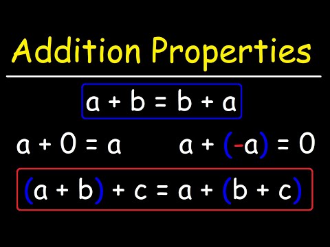 Video: Hvad er egenskaben ved addition?