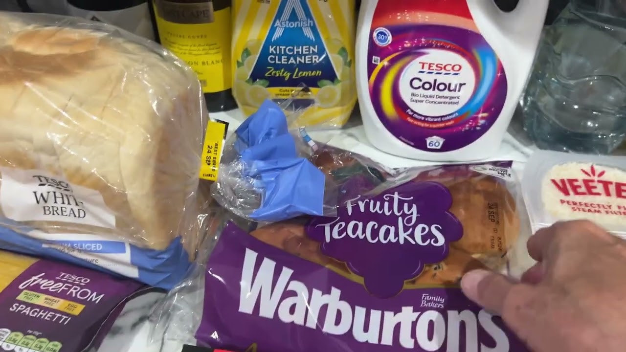 UK Supermarket shopping Haul. 20.09.25. Tesco, Home Bargains, M&S, and Morrisons. What's for dinner