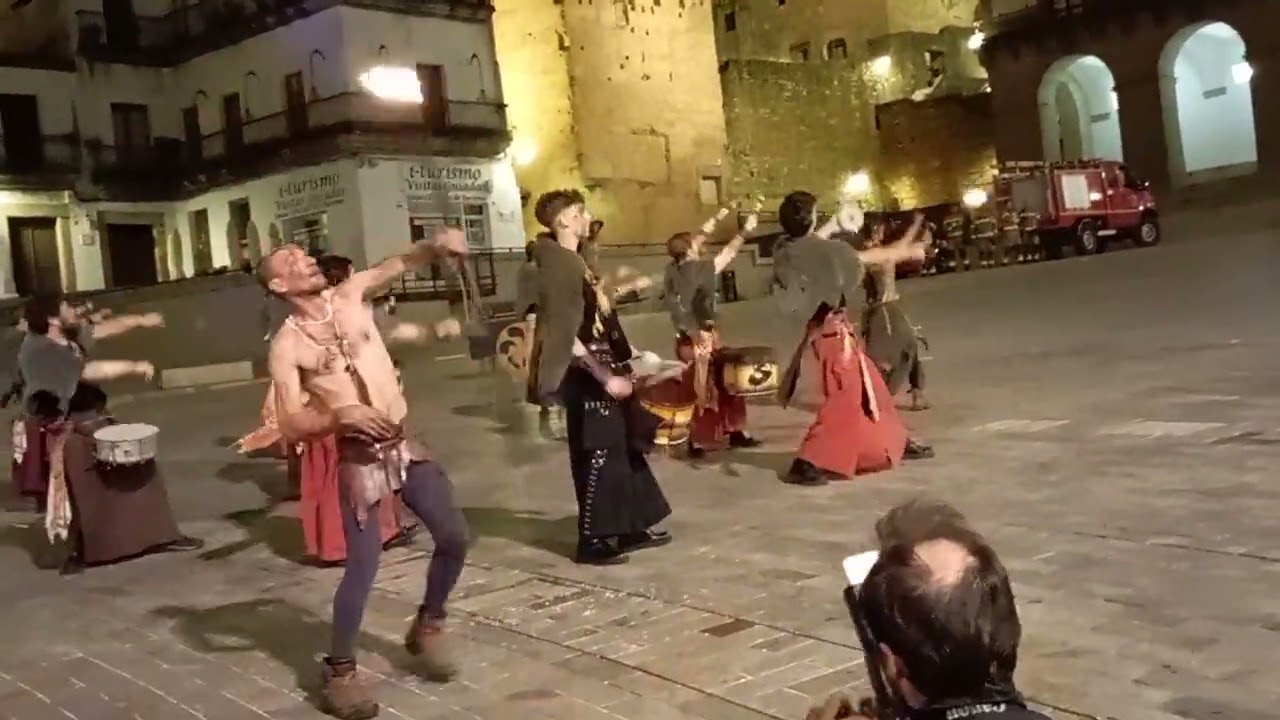 Espectáculo Dragon de San Jorge 2023 (Cáceres)