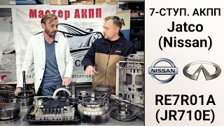 картинка: 7-ступ. АКПП Jatco (Nissan) JR710E (RE7R01A). Конструкция, неисправности, ремонт. 