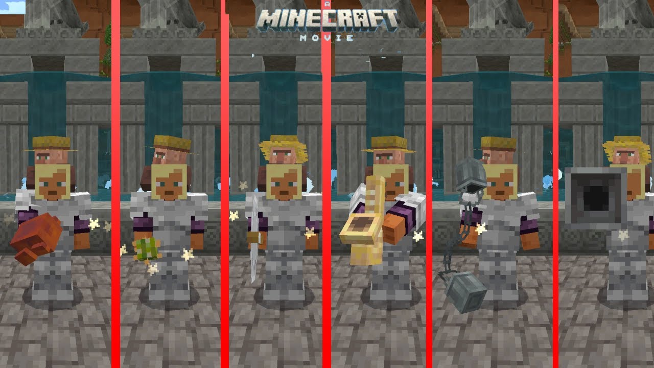 All Secret Weapon Locations in A Minecraft Movie Live Event! - YouTube
