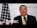 NPR: Mike Pompeo Berated Reporter After Questions On Ukraine | The 11th Hour | MSNBC