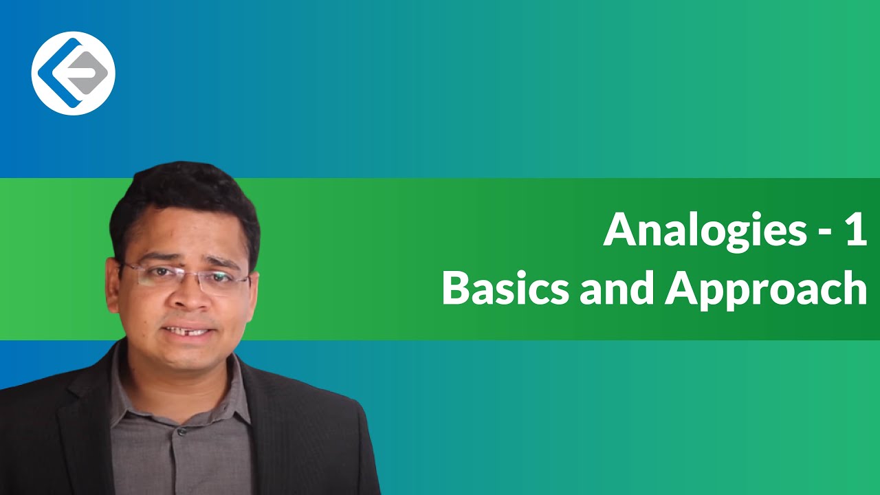 Analogies - Basics and Approach (CAT/CMAT) | Endeavor Careers - YouTube