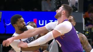 Suns Jusuf Nurkić vs dallas mavericks FIGHT Voiceover