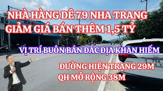 Ông chủ Nhà Hàng Dê 79 Nha Trang giảm giá bán thêm 1,5 tỷ vị trí Đắc Địa bậc nhất thành phố Biển