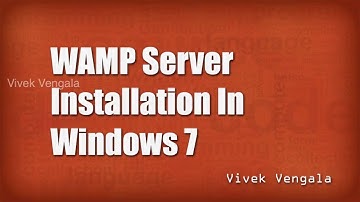 WAMP Server Installation in Windows 7