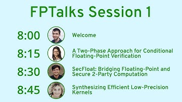 FPTalks 2021, Session 1