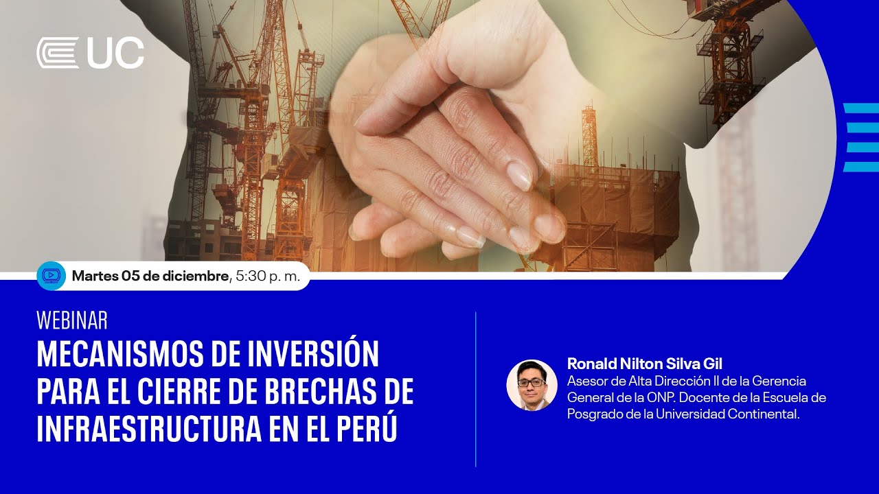 #WebinarEPGUC: “Mecanismos de inversión para el cierre de brechas de ...