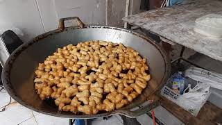 Delicious deep fried dough - Chiangmai Thailand