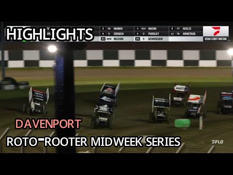 Roto-Rooter Midweek Series | High LimitRacing at Davenport Speedway 6/1/26 |Highlights