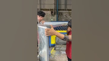 Insert the big elbow duct #machine #firesystem #Ducting #duct #Round #ductwork