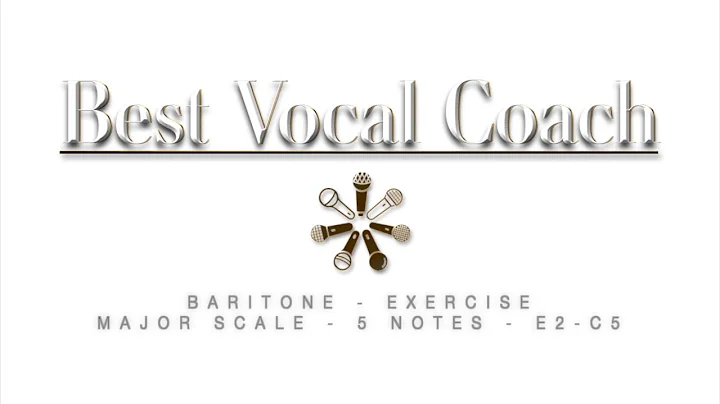 Baritone - Exercise - Major Scale - 5 Notes - E2-C5 - 3 Increasing Speeds