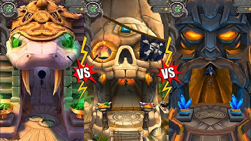 Temple Run 2 Blazing Sands Vs Pirate Cove Vs Volcano Island Map