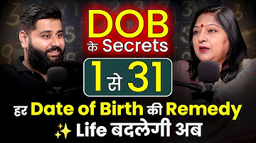 1 से 31 Numerology DOB Secrets 😱 Remedies & Karmic Truth | Dr. Hema Jaswwal | Podcast Baba