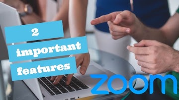 2 Important Zoom Features| Co-host and Polling