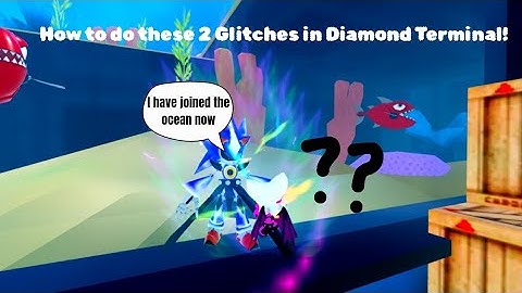 How to do these 2 Glitches in Diamond Terminal! (Sonic Speed Simulator)