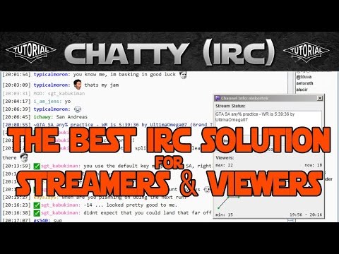 CHATTY - The Perfect IRC Solution for Twitch Streamers and Viewers