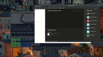 install and config scotch box vagrant mysql workbench linux