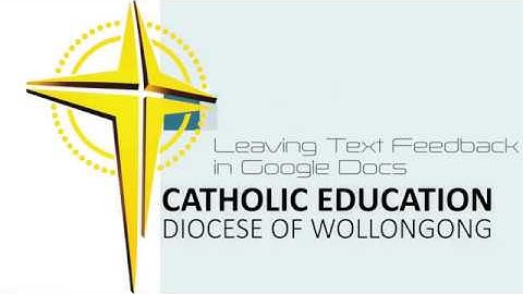 Providing Text Feedback to students in Google Docs