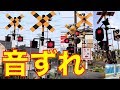音ずれ踏切　JR八高線＆東武越生線Railway crossing　Tobu line＆JR line(saitama japan)