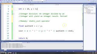 Integer Divison and Type Casting