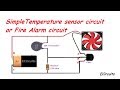 How to make temperature sensor circuit using thermistor