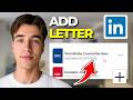 How to Add a Cover Letter on LinkedIn (Tutorial 2026)