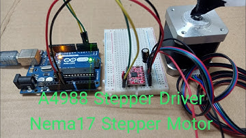 A4988 Driver with Nema17 Stepper Motor