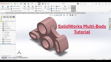 Advanced SolidWorks Modeling Tutorial | Complex Multi-Body Part